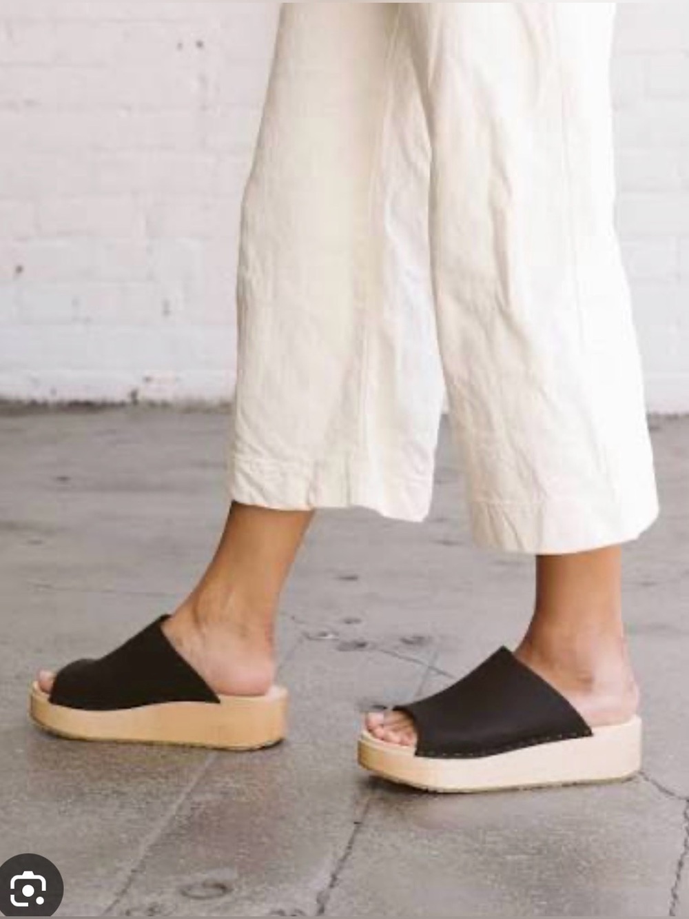 Bryr Norma Platform Clog in Black size 38
